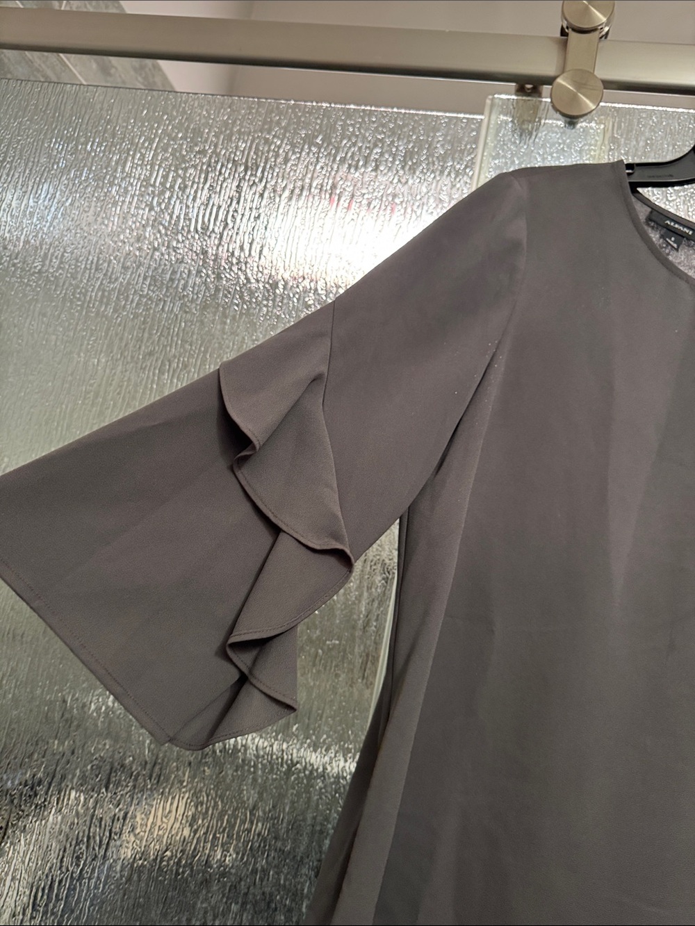 Alfani Ruffle-Sleeve Blouse - Picture 7 of 8